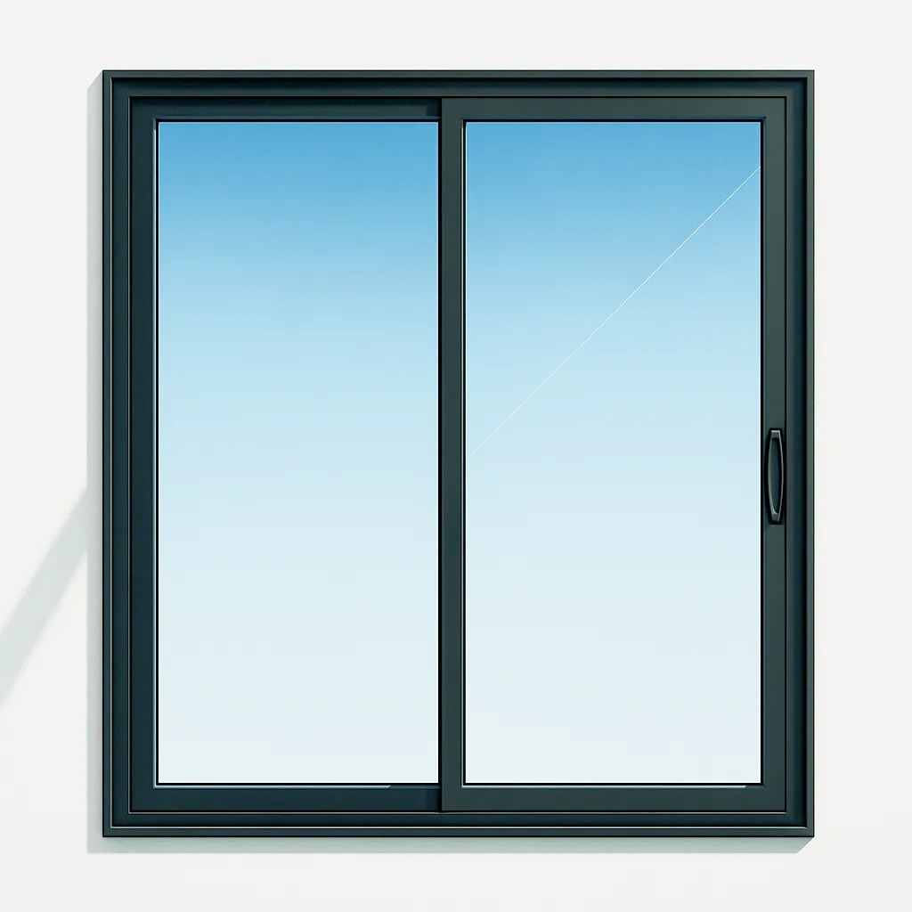 Elegant Fixed Windows with Minimalist Design for Living Room and Office