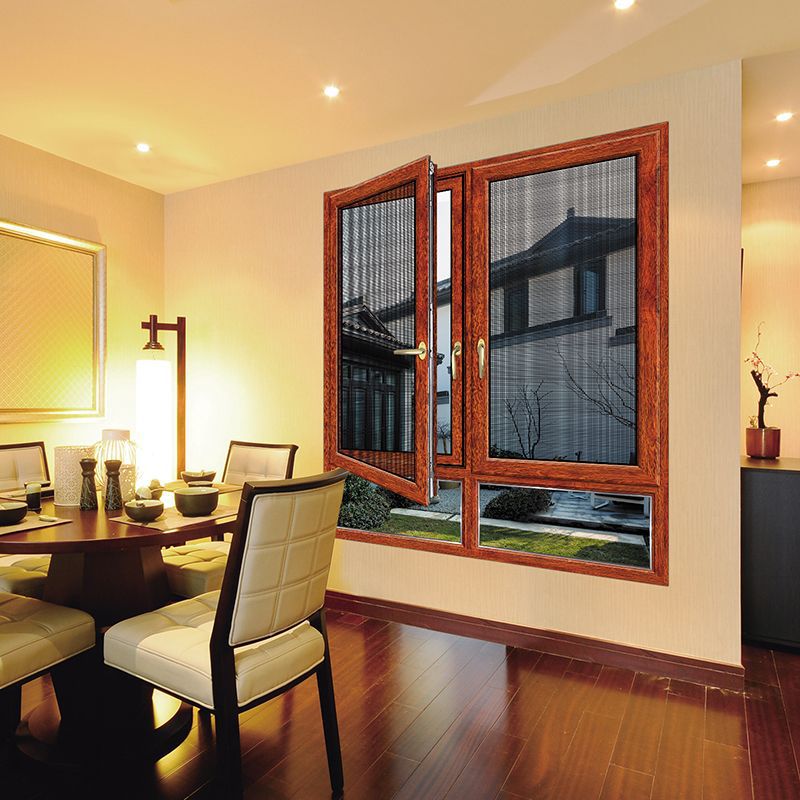 Customized Modern Design Aluminium Casement Window Thermal Break Stormproof Soundproof Swing Storm Windows Adjustable Impact