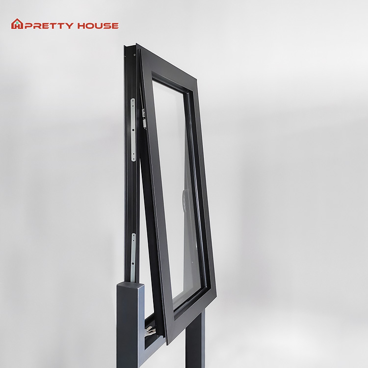 Aluminum Wind-Proof Earthquake-Resistant Tempered Double Glass Casement Window