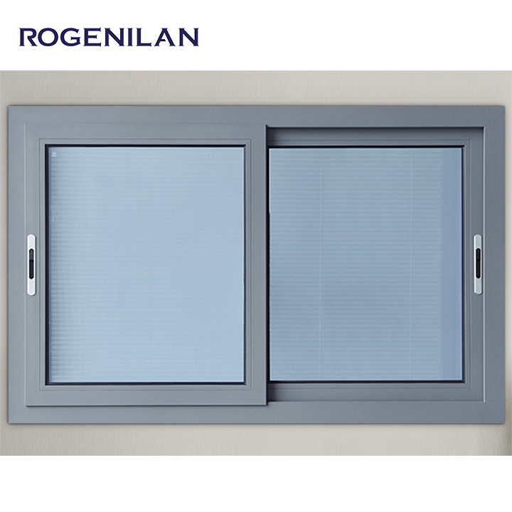 2025 Hot Sale Double Glazed Sliding Windows Low-E Glass Aluminum Sliding Window Slide Window With Mosquito Net