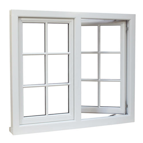 WANJIA French Soundproof Pvc Window Customised Plastic Modern Plastic Windows Villa Windproof Upvc Window