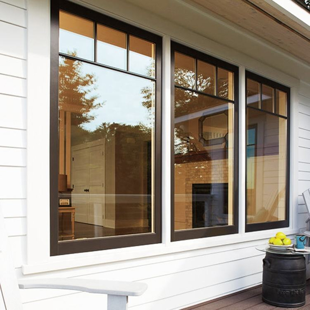 NFPA Compliant Fire Rated Horizontal Modern Fixed Glazing Window for Hotels Fixed Horizontal ODM Service