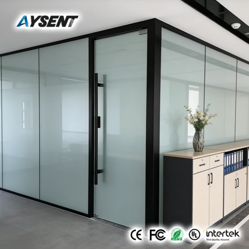PDLC Smart Film Windows Customizable Self-Adhesive Magic Glass Electric Dimming Decorative Privacy Outdoor Smart Laminated Glass