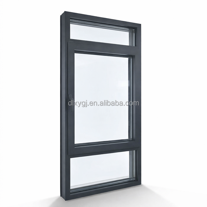 Aluminum Casement &amp; Awning Windows-Double Glazed Thermal Break for Residential Use Modern Design Whole House Solution