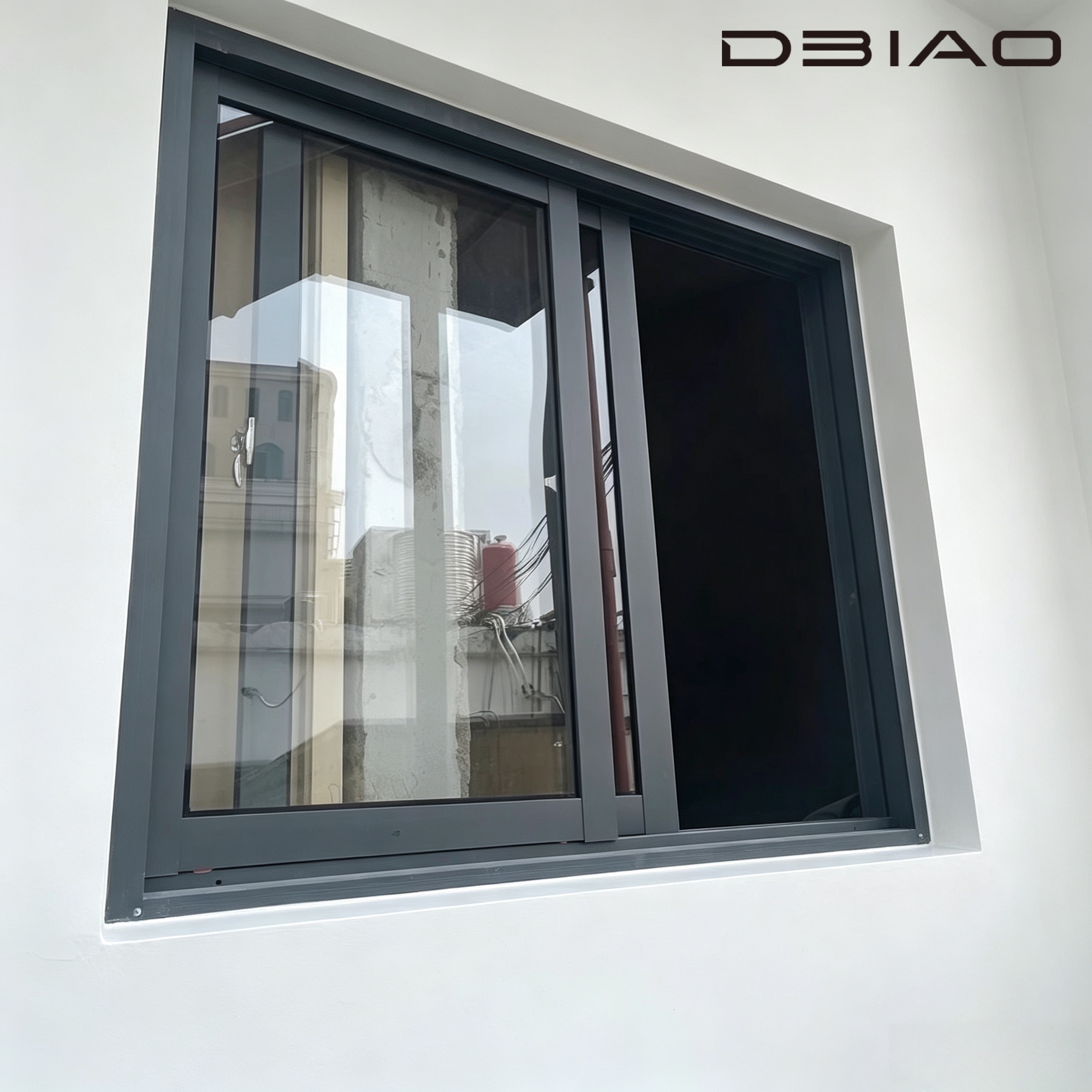 Residential Aluminum Sliding Window with Fixed Upper Sash Design High Quality Sliding Window for Apartment and Office Building