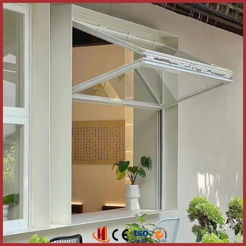 Top 10 Supplier Thermal Break Aluminum Vertical Folding Glass Windows