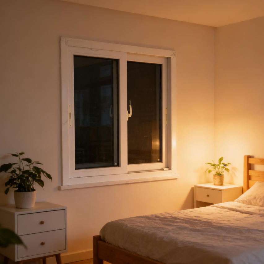 High Security UPVC Vinyl PVC Sliding Windows