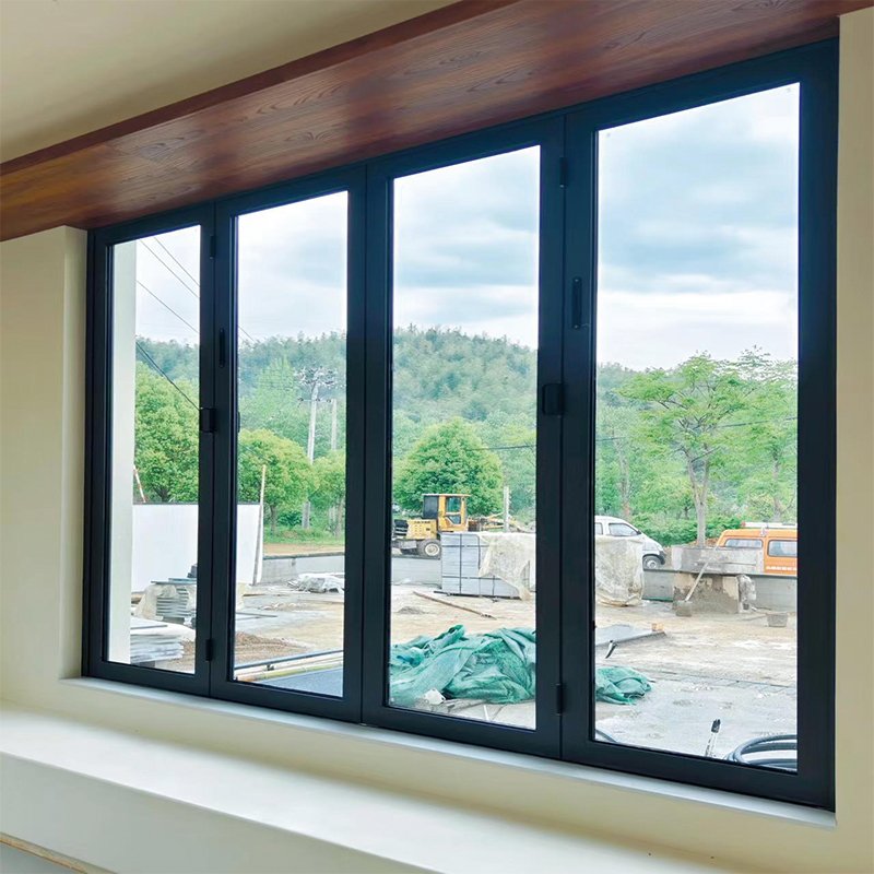 WFkimberly Custom-Made Modern Sliding Double-Glazed Tilt Turn Casement Window Soundproof Hurricane-Resistant with Open Style