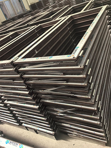 CHANGYI Customizable Modern Design Double Glazed PVC Casement Windows Windproof Plastic Frame Upvc for Hotels
