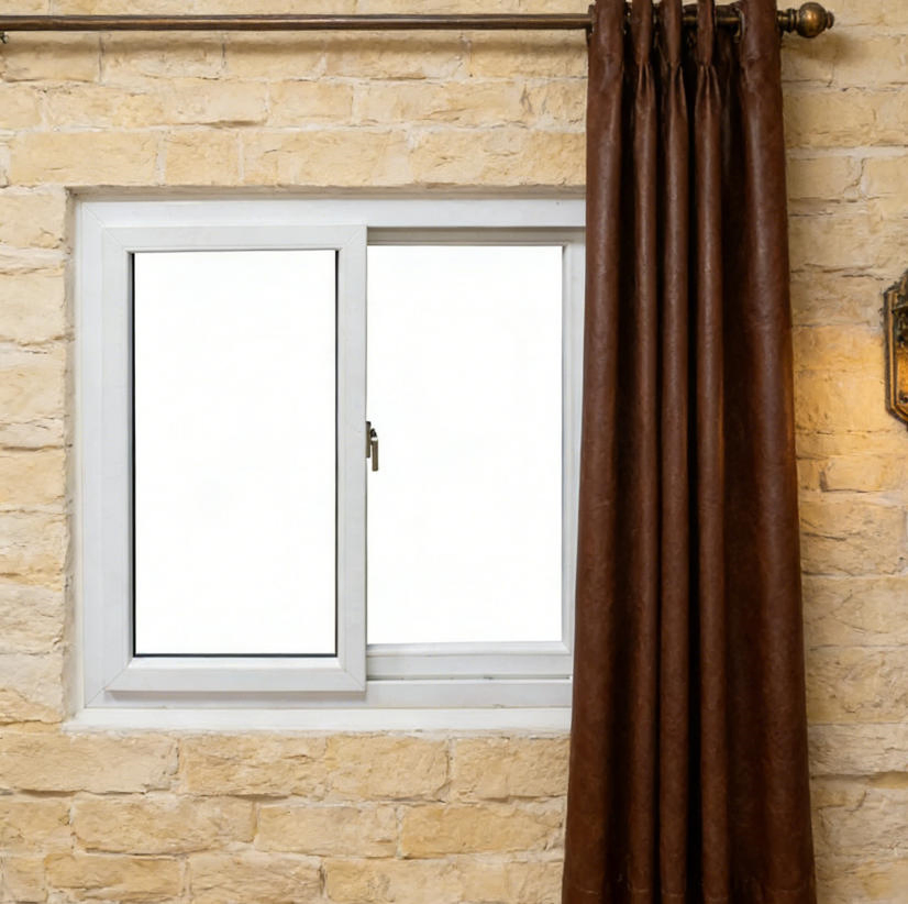 High Security UPVC Vinyl PVC Sliding Windows