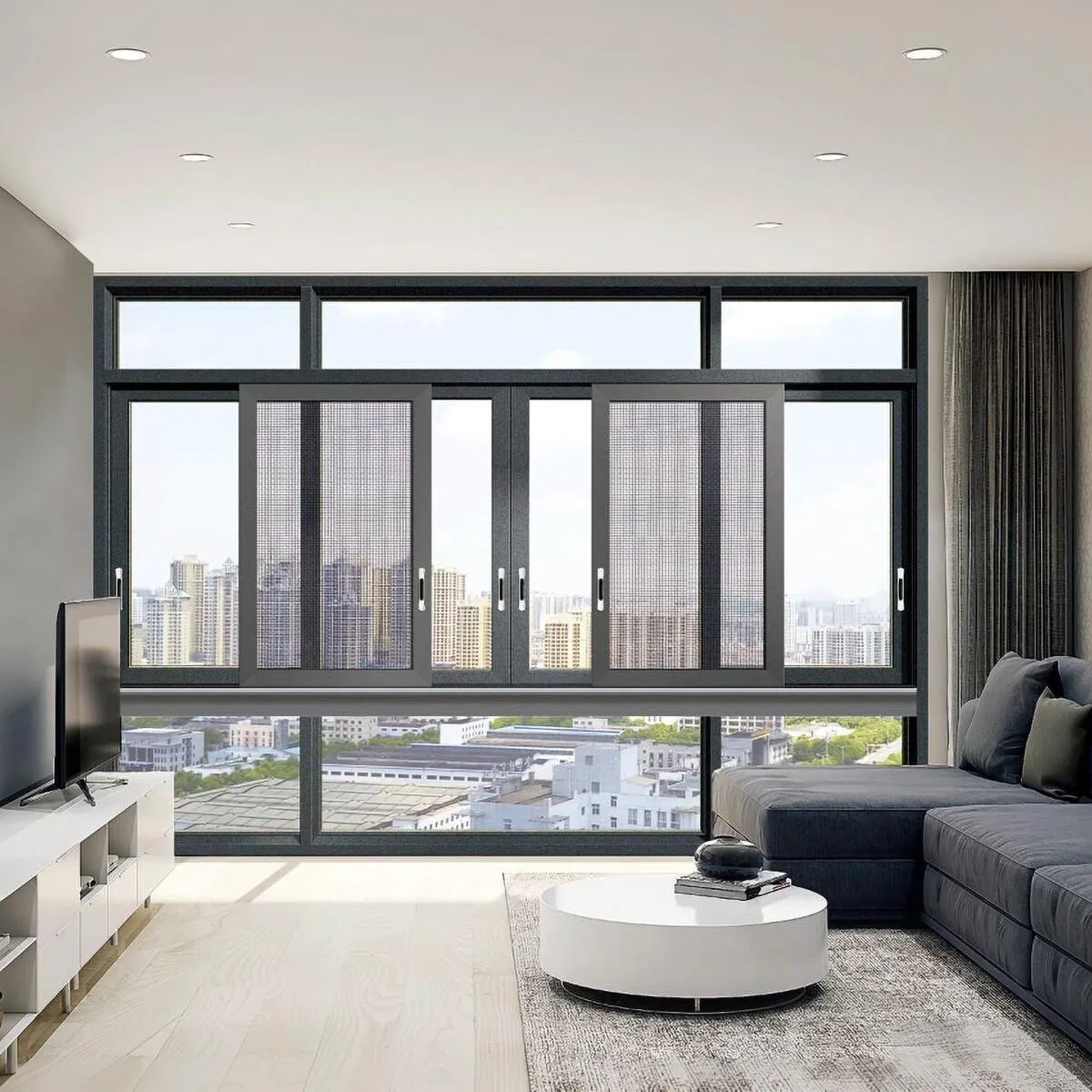 High-Performance Aluminum Sliding Window - Custom Brand Thermal Break Window