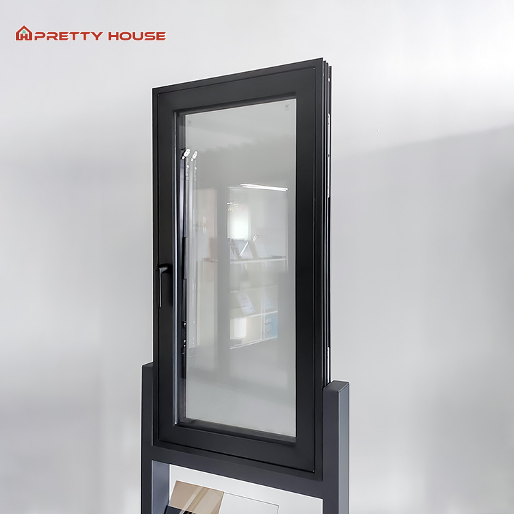 Aluminum Wind-Proof Earthquake-Resistant Tempered Double Glass Casement Window
