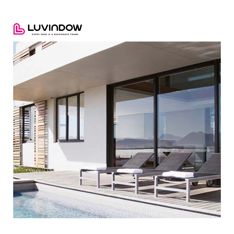 Customized Hurricane Impact Resistance Thermal Break Aluminum Laminated Glass Fixed Window for House