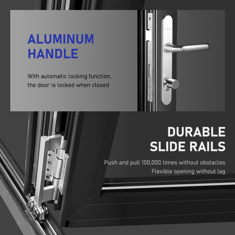 Prefabricated Bifold Window Aluminum Profile windows