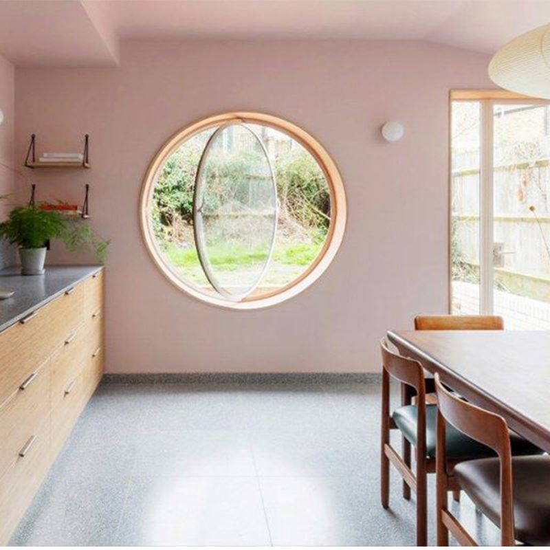Alucasa Round Fixed Glass Window Aluminium Open Circular Windows With Standard Glass