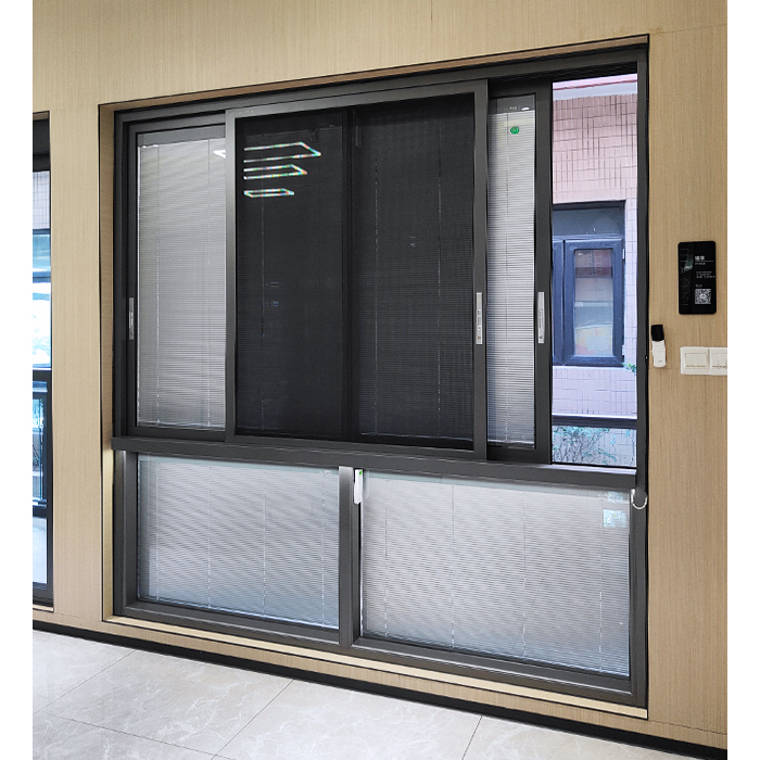Hihaus Smart Aluminum Double Glazed Sliding windows With Motorised System