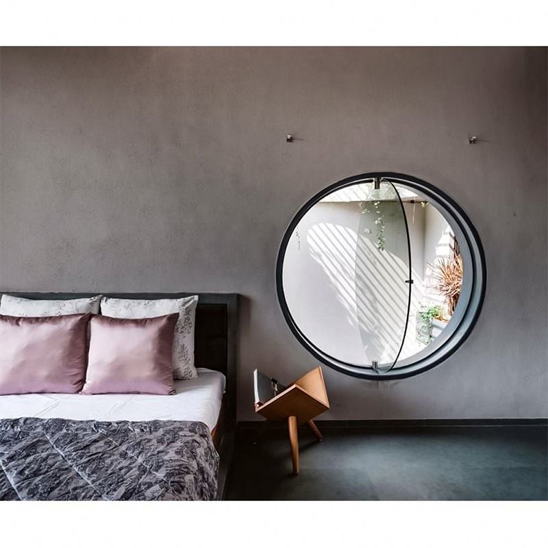 Alucasa Round Fixed Glass Window Aluminium Open Circular Windows With Standard Glass