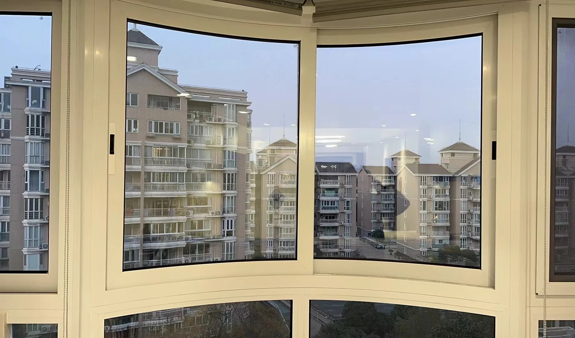 Good Airtightness UPVC Frame Three Tracks Glass Window Double Glass Upvc Sliding Window for Sale