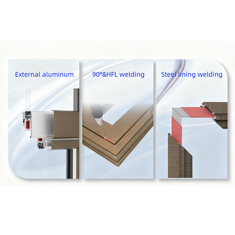 Modern Factory Direct UPVC Casement Windows Hurricane-Resistant Soundproof Thermal Insulation Villa, Residential &amp; Commercial