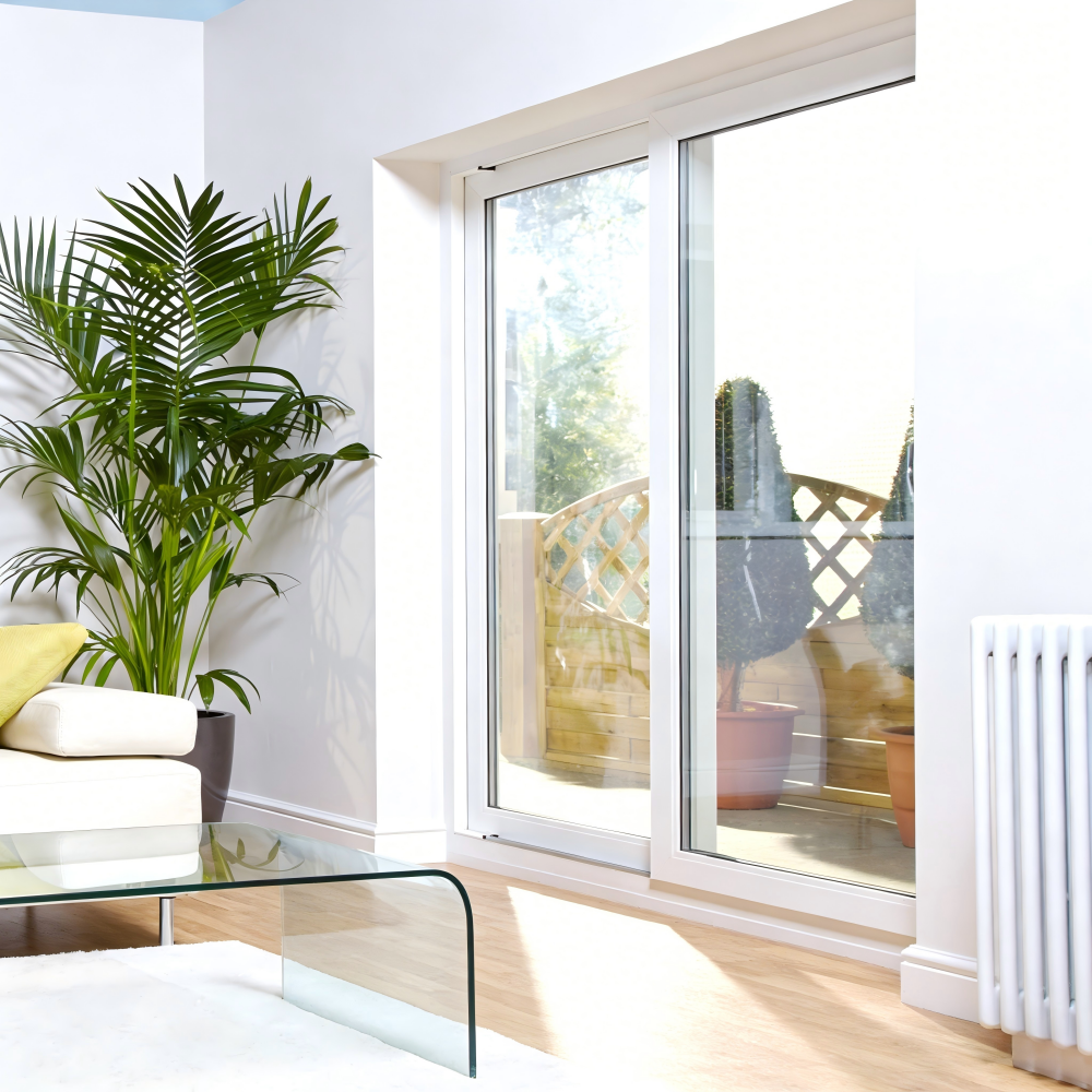 Cost Effective White UPVC Sliding Window for Mass Housing Projects Outdoor Use Kitchen Living Room Environment Friendly