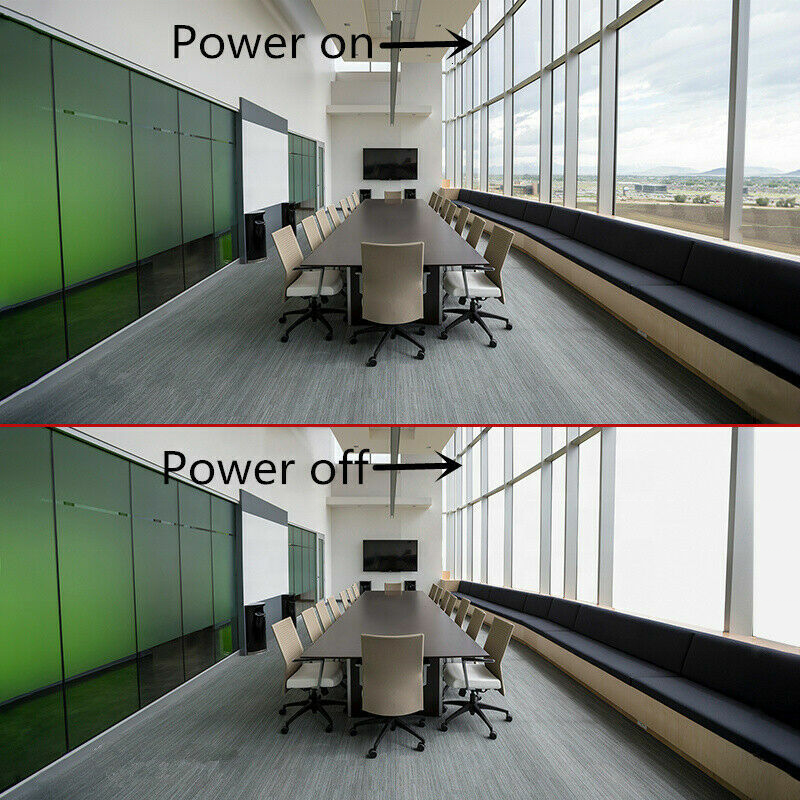 Switchable Smart Glass Film Windows with Instant Privacy UV Protection Dimmable Frosted Effect for Guangzhou Office &amp; Home