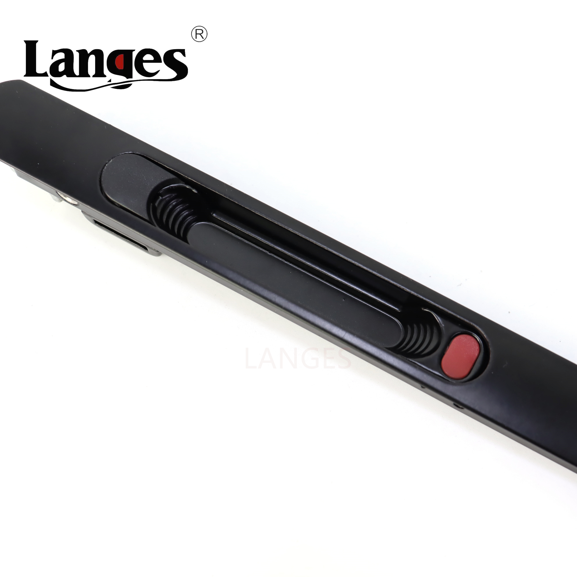 Kitchen Balcony Sliding Door Automatic Flush Lock Aluminum Window Single Side Black White
