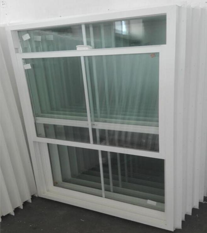 Wholesale Factory Customized American Standards Soundproof Heat Insulated PVC Single Hung Tilt Window Vinyl Window