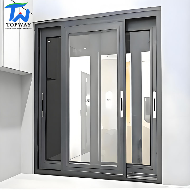 Factory Price High Quality Double Layers Tempered Glass Aluminium Sliding Windows for Villa