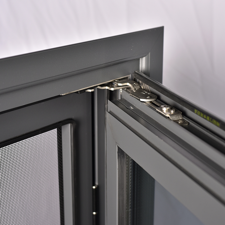 Modern Design Soundproof Broken Bridge Tempered Glass Sliding Aluminum Alloy Horizontal Window for Commercial Building