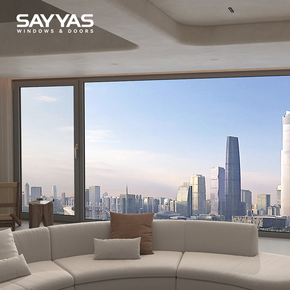 Multi-point Locking System 88 Series UPVC Window German Roto Hardware High Security Sayyas Windows DC88