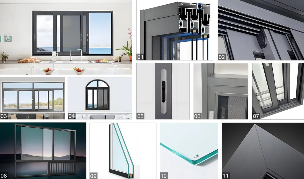 Aluminum External Casement Window