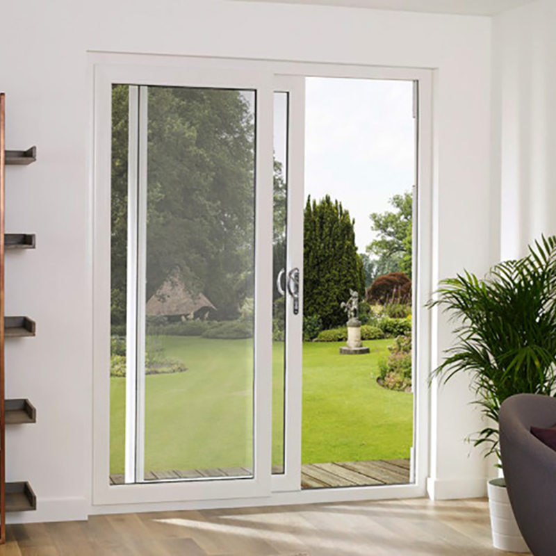 High Quality Hurricane Double UPVC Plastic Vinyl Casement French Modern Design Windows and Doors PVC China