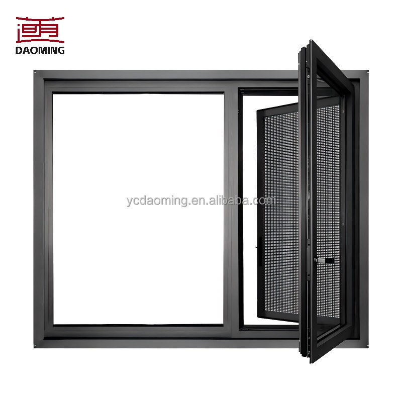 Modern Aluminum Alloy Broken Bridge windows Fixed windows Tempered Glass Casement Windows for Home