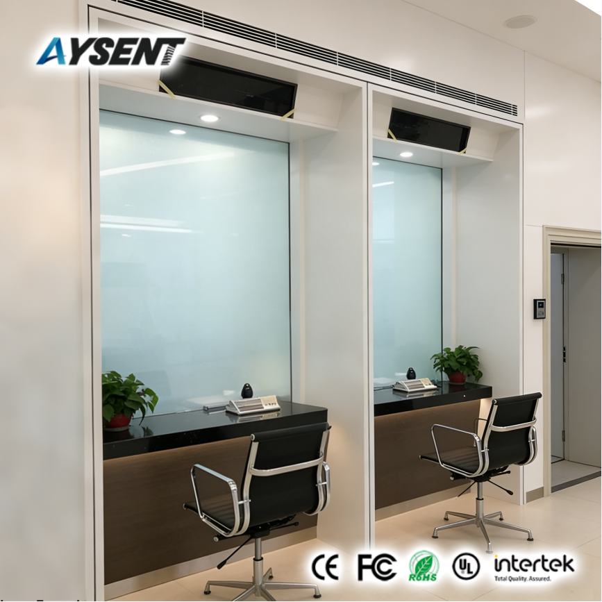 PDLC Smart Film Windows Customizable Self-Adhesive Magic Glass Electric Dimming Decorative Privacy Outdoor Smart Laminated Glass