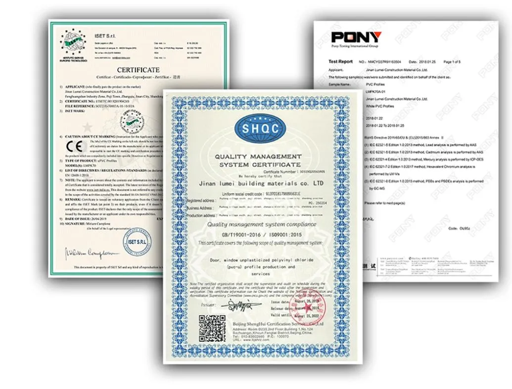 Certifications