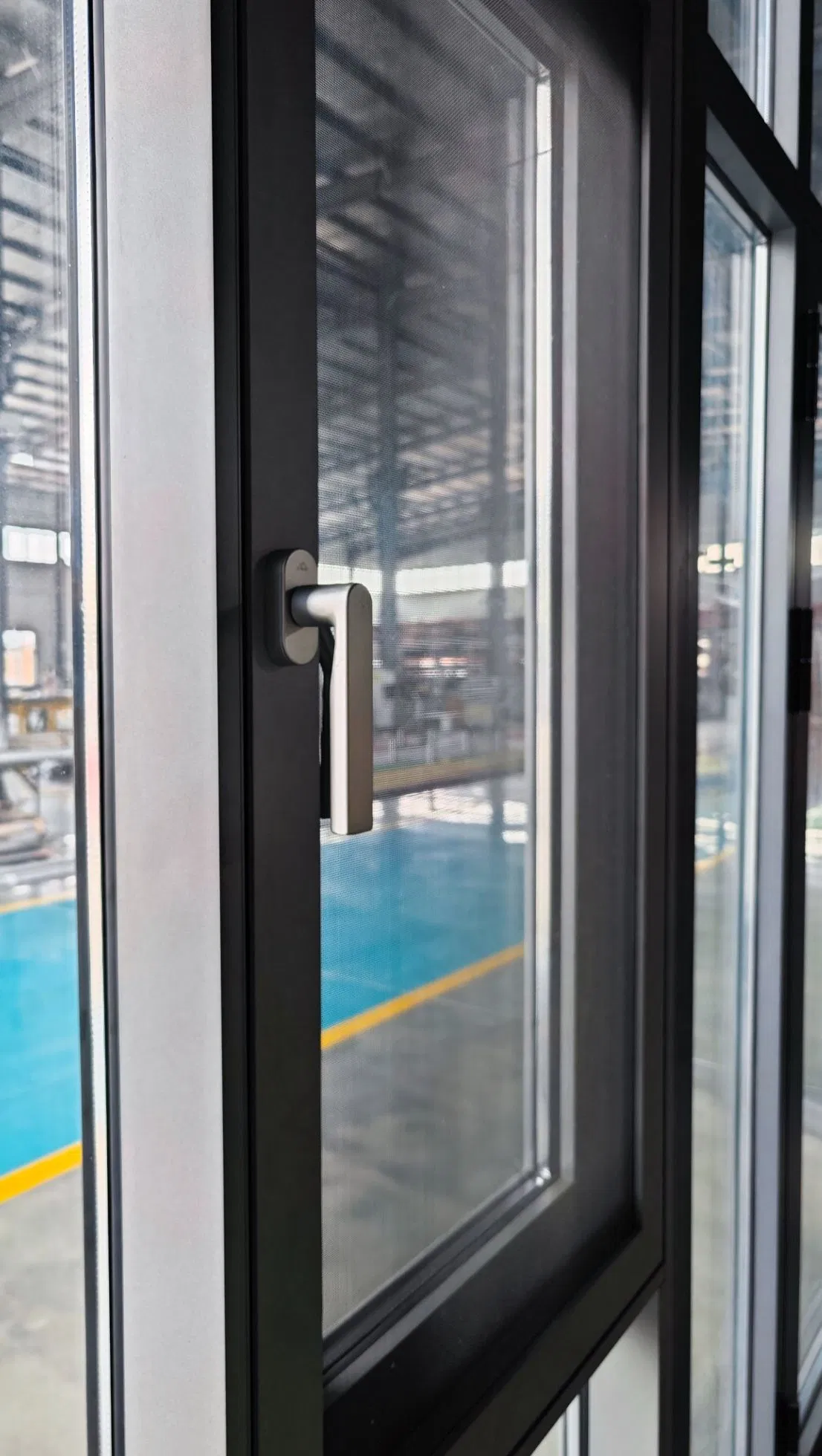 Aluminum Metal Glass Casement Child Safety Smooth Glide Low Maintenance House Window