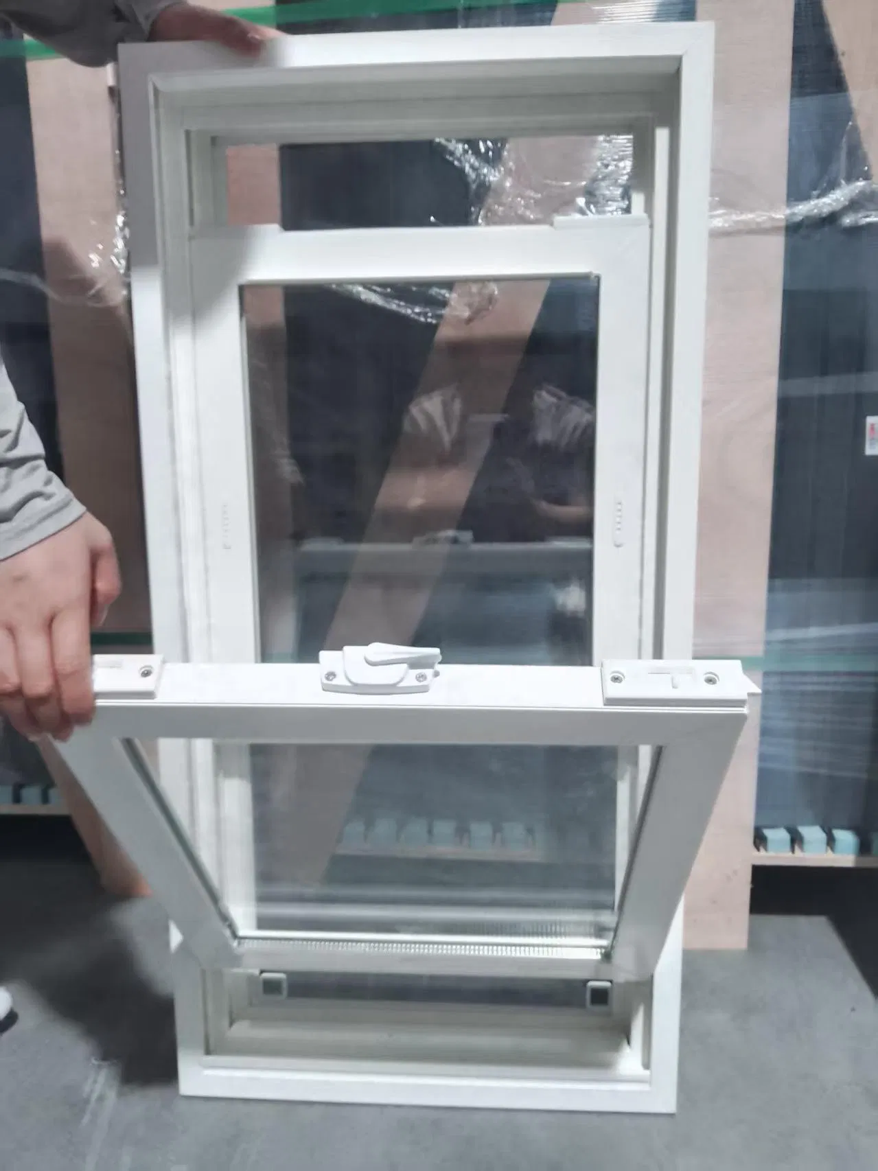 Customized North America Nfrc Certification 78 Series UPVC Vinyl Double Hung Tilt Window