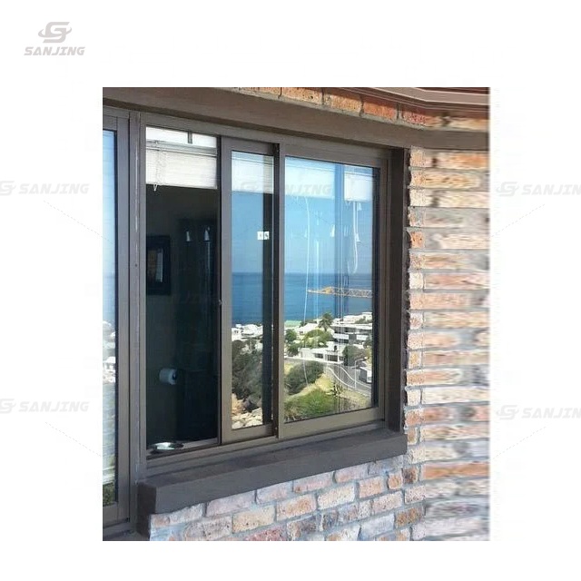 Sliding Glass Office Reception windows Double Glazing Sliding Window Aluminum Sliding Doors and windows