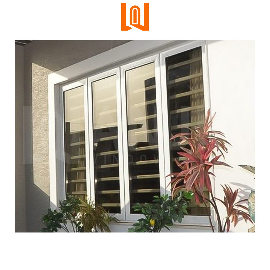 Modern Design Secure PVC Sliding Windows House Enhanced Safety UPVC Sliding Balcony Window