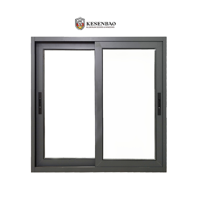 CE Certified Aluminum Sliding Windows Hurricane-Proof Design Double Glazed Slide Windows for House