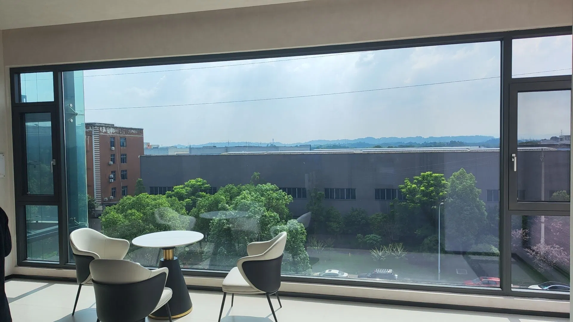 Soundproof Great Scenery Floor-to-Ceiling Wall to Wall Aluminium Window for Office Home