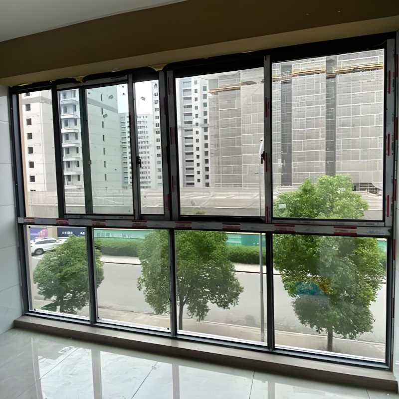 Latest Factory Direct Energy Efficient Sliding Windows with Triple Glazed Glass Thermal Break Aluminum for Cold Climate Homes
