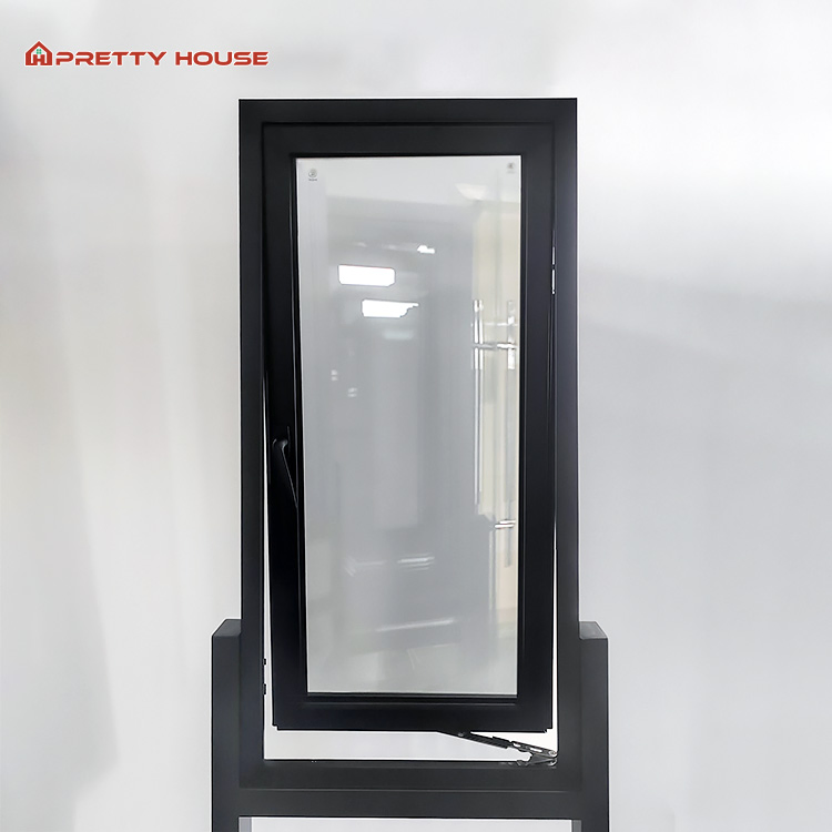 Aluminum Wind-Proof Earthquake-Resistant Tempered Double Glass Casement Window