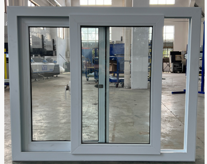BOCHARM Modern UPVC Plastic Steel Sliding Window Windproof 5-Year Warranty for Container Homes Self-Built Houses Bedroom
