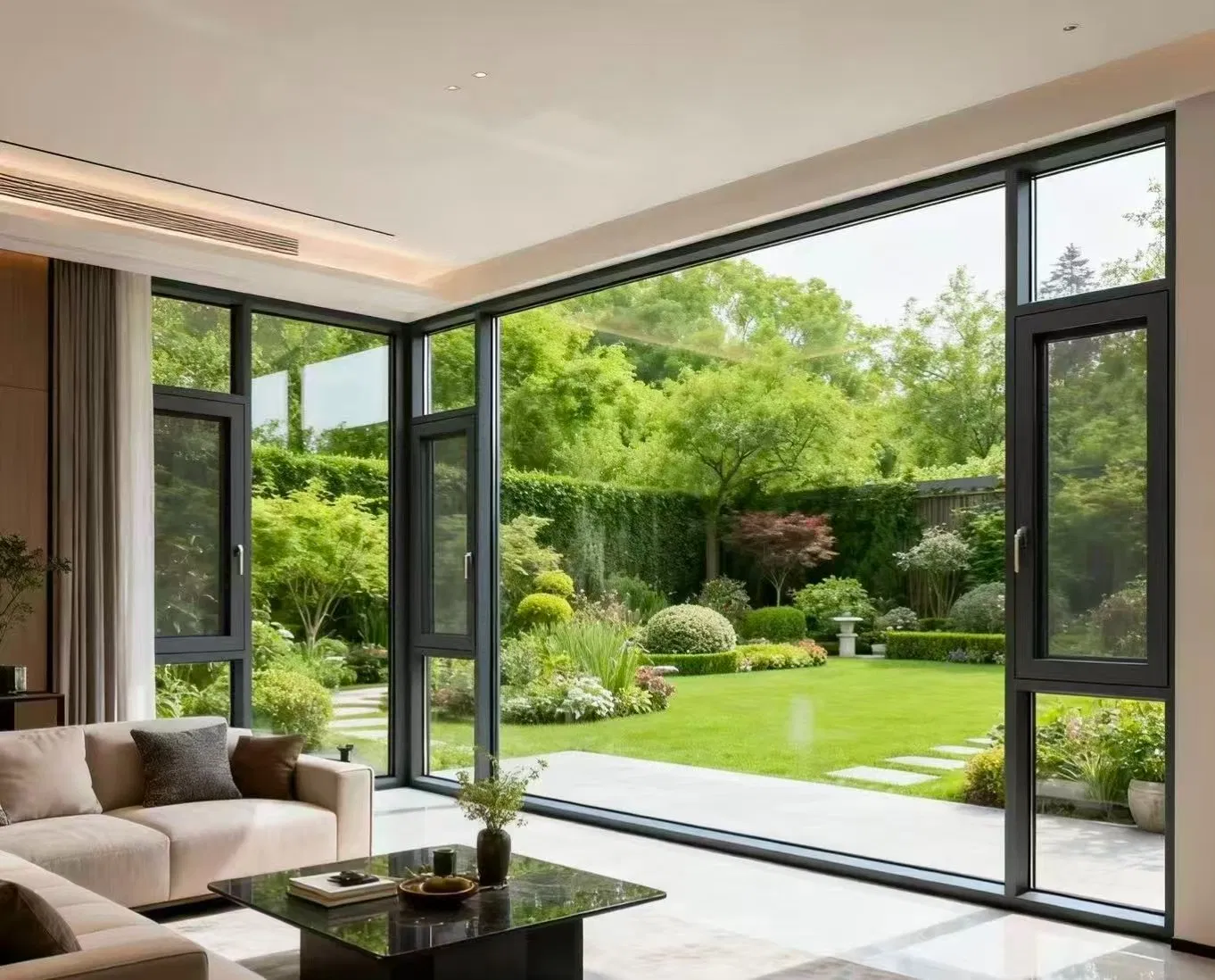 Energy Saving Thermal Break System Window Waterproof Balcony Sealed Window