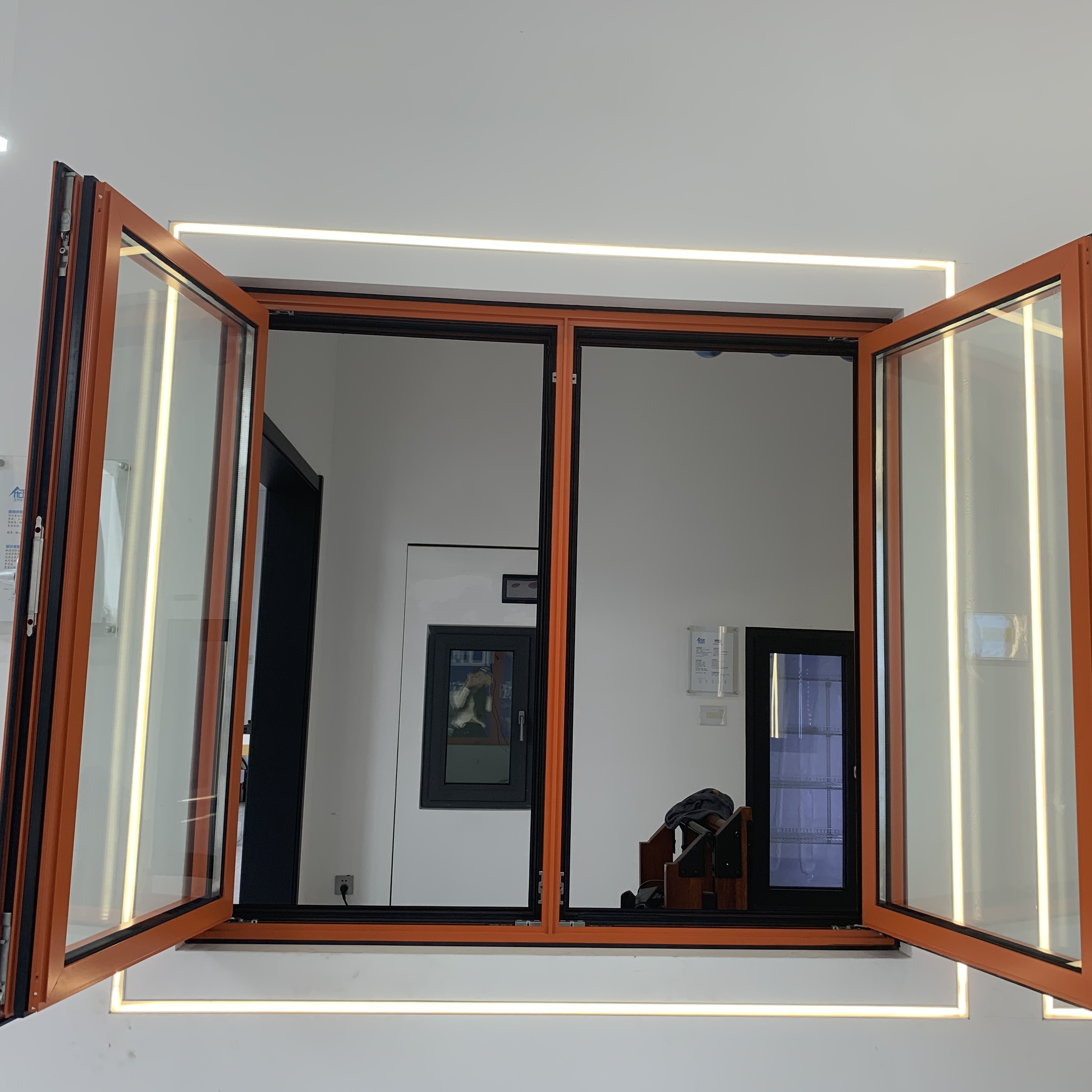 Custom Aluminum Windows And Doors Energy Saving Low E Glass Casement Window Double Glazed Tilt And Turn House Window