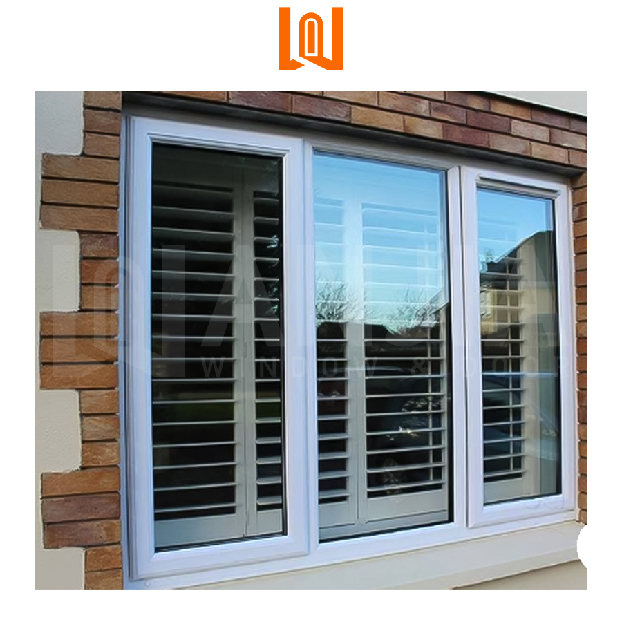 Modern Design Secure PVC Sliding Windows House Enhanced Safety UPVC Sliding Balcony Window