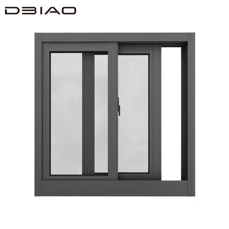 High Grade Aluminum Profile Sliding Window with Smooth Track and Security Lock Durable Sliding Glass Window for Home Use