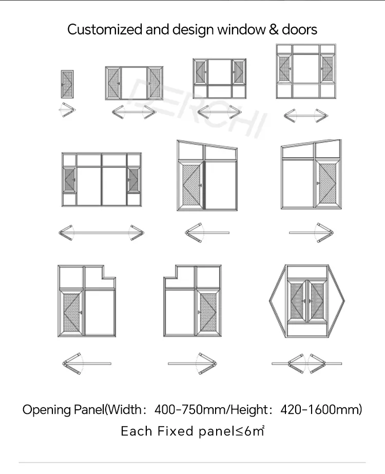 Aluminium Casement Window 12