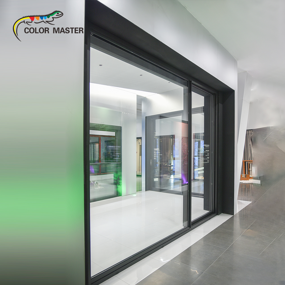 Modern Aluminum Horizontal Sliding Panoramic Window System Double Glazed for Commercial Office Villa Kitchen Living Room